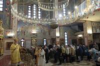 Архиерейское богослужение в Троицком храме Реутова 